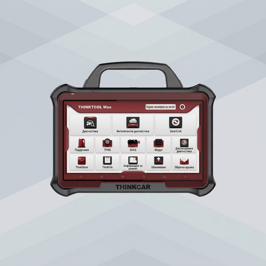 THINKTOOL Max - леки и тежкотоварни автомобили, 41 сервизни функции, български език