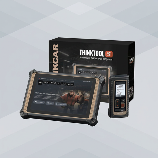 THINKTOOL Expert 391 - леки и тежкотоварни автомобили, 41 сервизни функции, български език