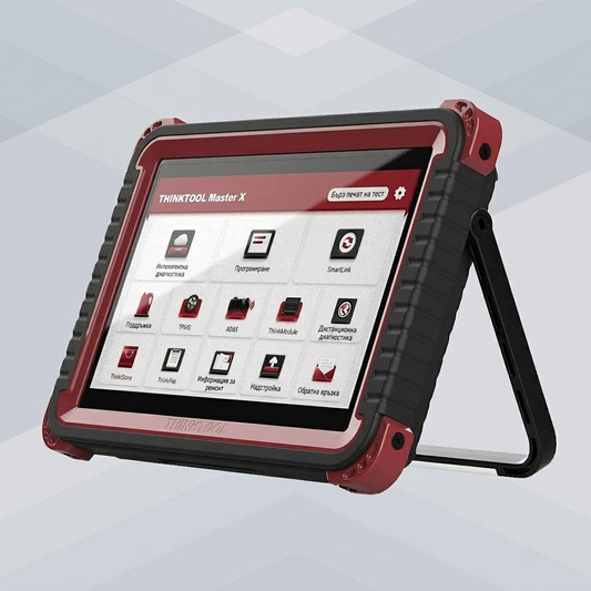 THINKTOOL Master X - леки и тежкотоварни автомобили, 41 сервизни функции, български език