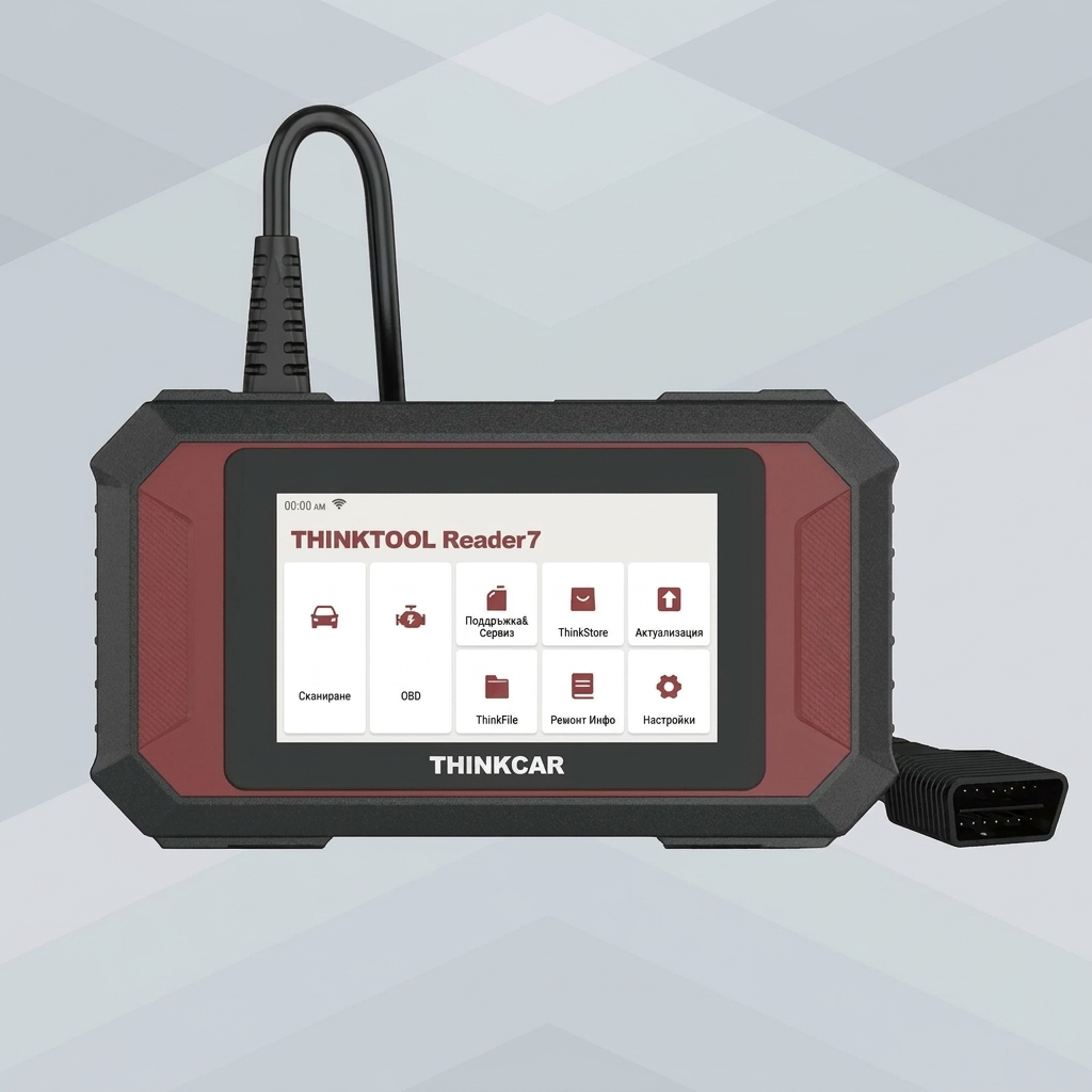 THINKTOOL Reader 7 - леки автомобили, 7 избираеми сервизни функции, български език