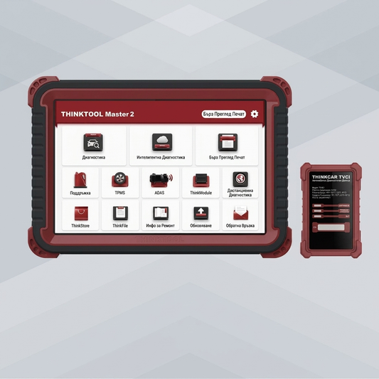 THINKTOOL Master 2 - леки и тежкотоварни автомобили, 41 сервизни функции, български език